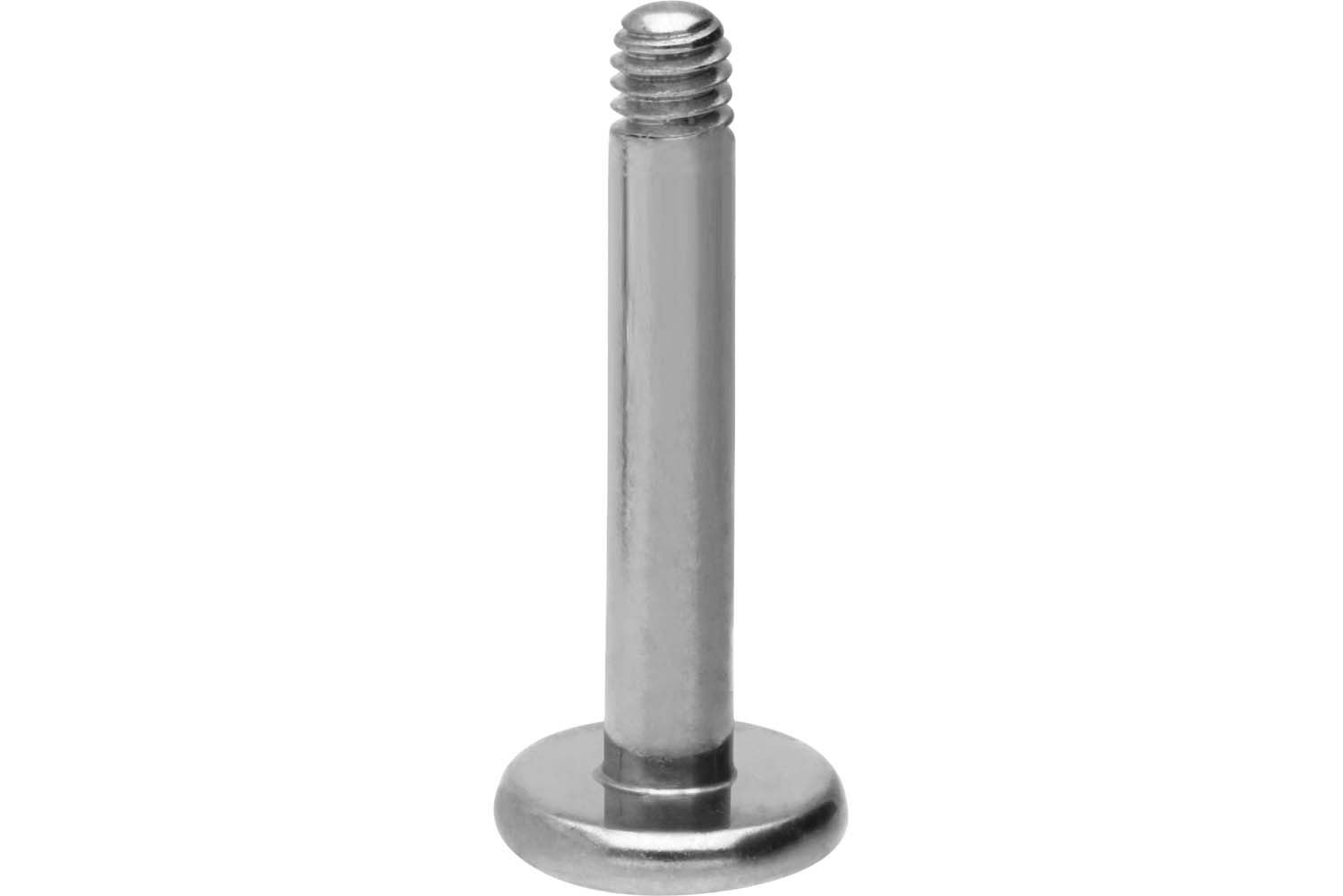 Chirurgenstahl Labret Piercing ohne Kugel